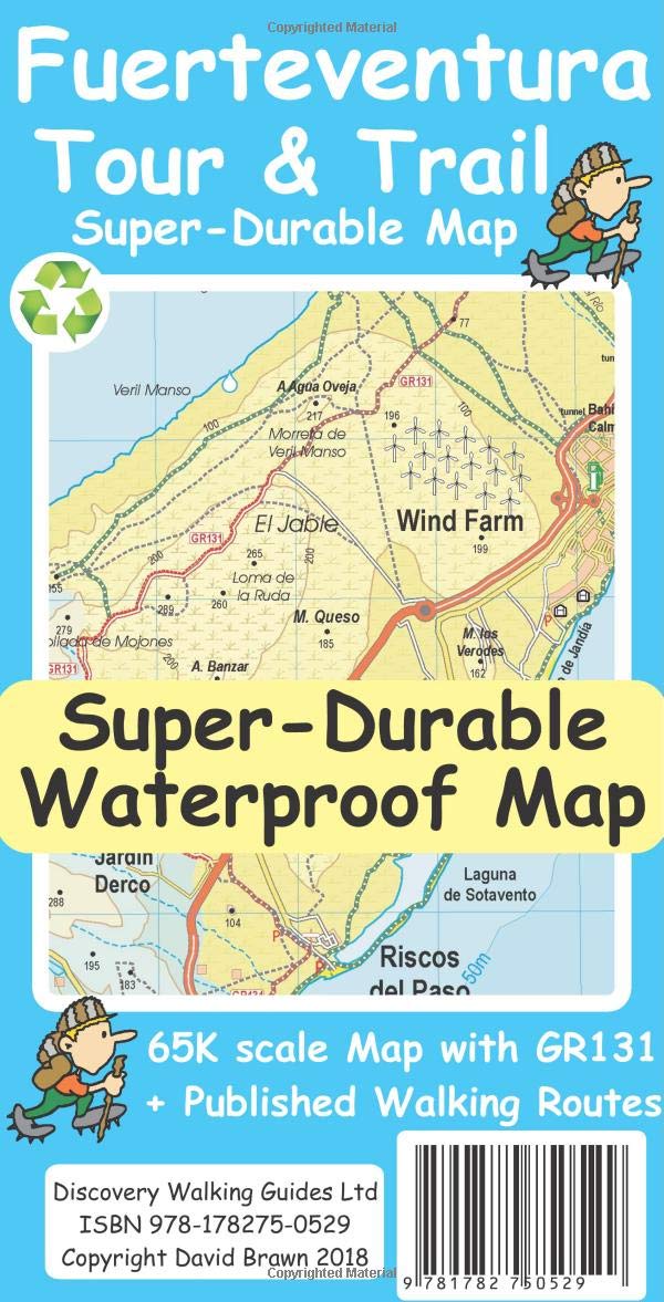 Fuerteventura Tour and Trail Map